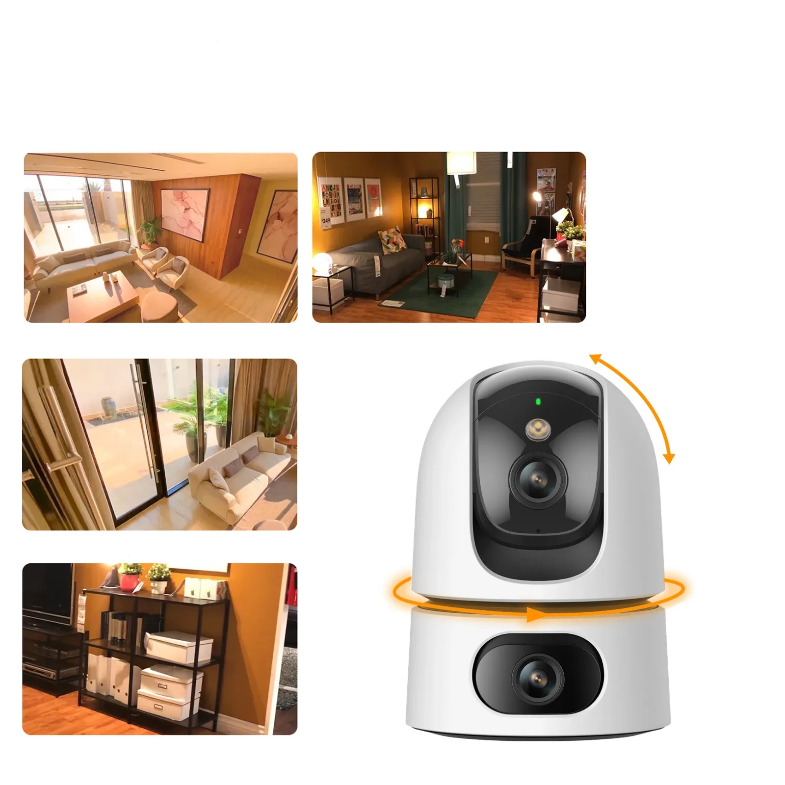 Imou Ranger Dual 6 8 10MP Full Color Indoor Camera Pet Detect Auto Tracking Two-way Talk Smart Home Security Wifi Dual Lens CCTV