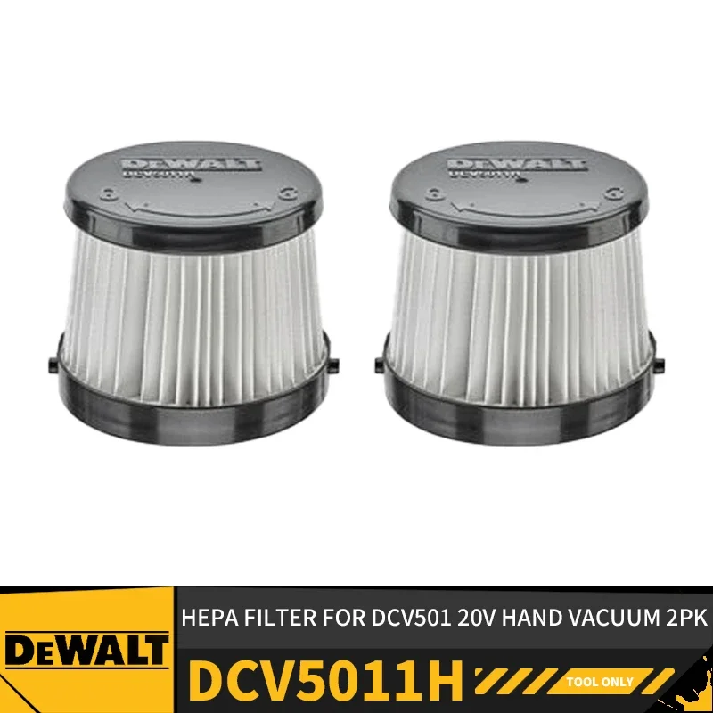 DEWALT DCV5011H HEPA Filter For DCV501 20V Hand Vacuum 2PK