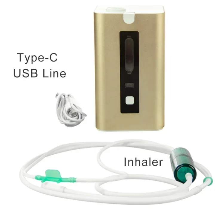 Mini Size Portable Hydrogen Inhalation Machine Home Use Hydrogen Inhaler