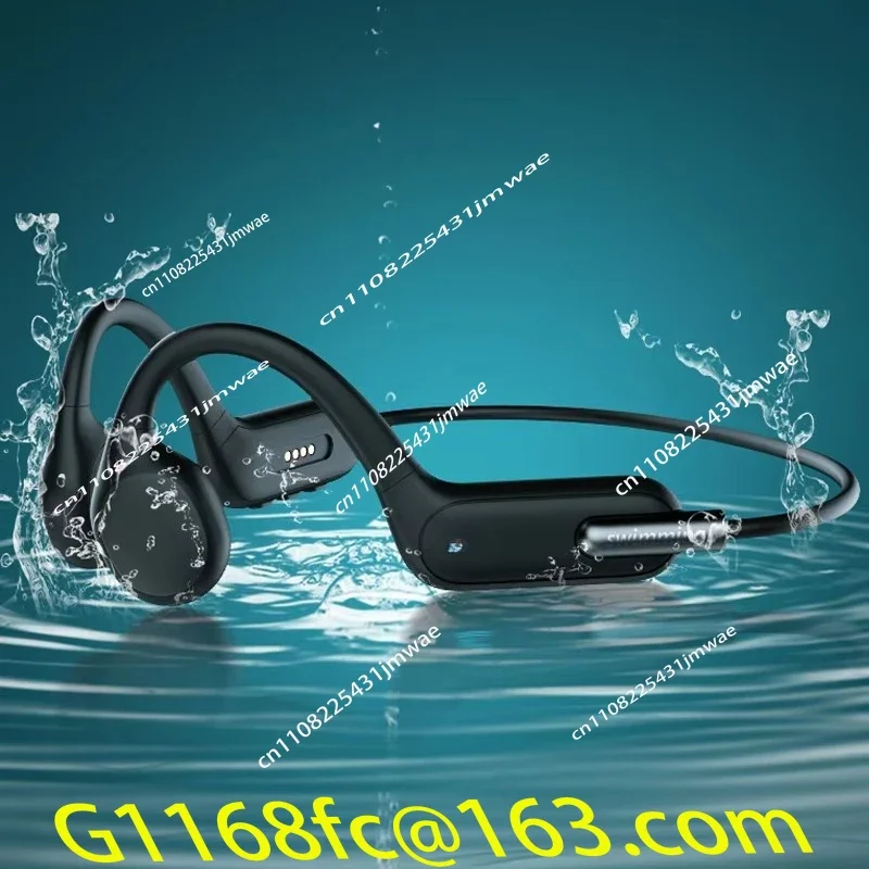 2025 Trend Electronics Bone Conduction Speakers Audio Wireless Swimming Earplugs with Magnetic Charging Sports part