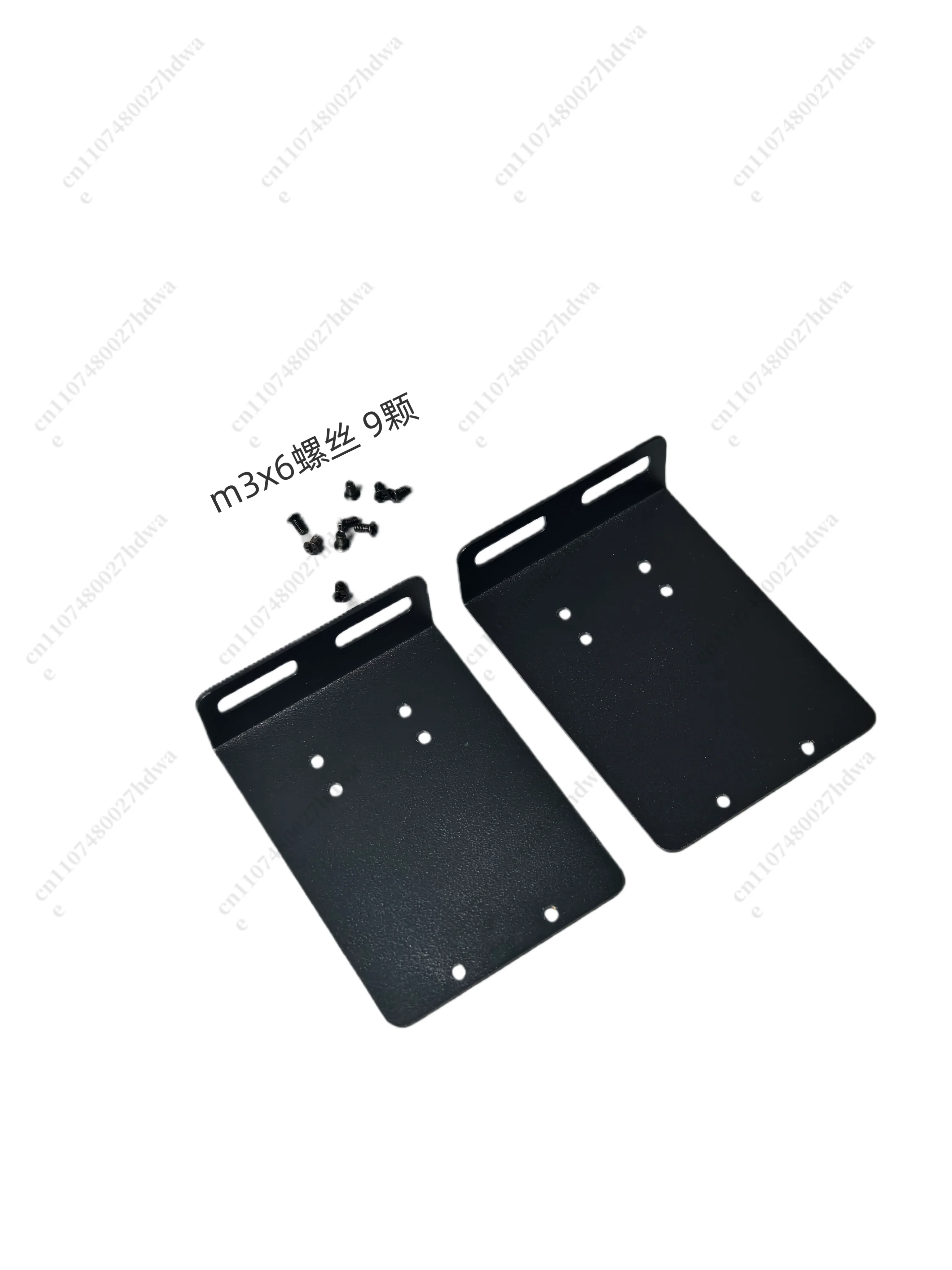 A Pair of M4 Cage Hanging Ears (for M4 Cages) M4 Hard Disk Cage Rack Hanging Ears, A Pair of Cabinet Fixed Ears