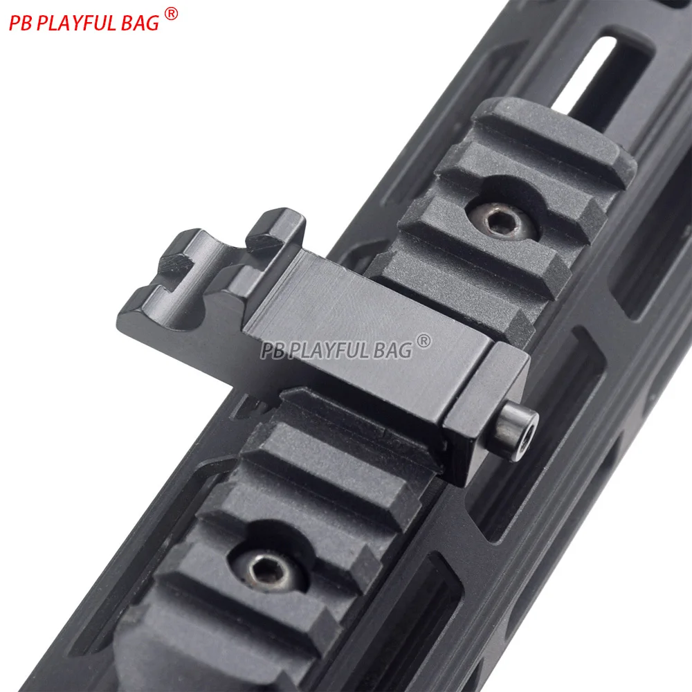 20 mm aluminium 45 graden offsetrail - Picatinny schuine montagebeugel - volledig metalen zaklamphouder - speelgoedpistoolonderdelen QJ172