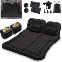 Car Travel Mattress Airbed Back Seat Cover Inflatable Twin Mattress Air Bed Wave Type