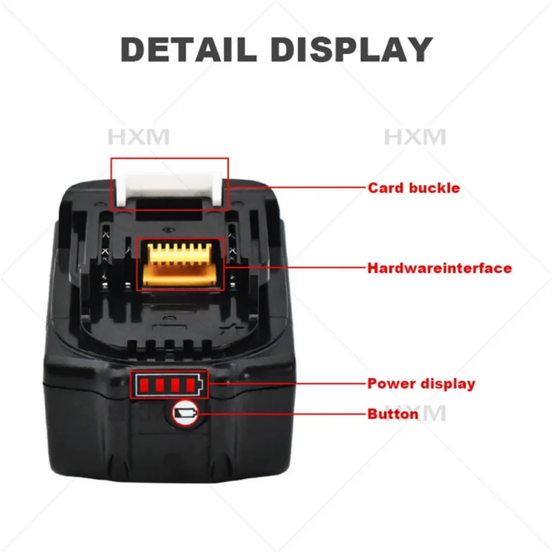 For Makita 18V Rechargeable Battery 18650 Lithium-ion Cell Suitable For Makita Power Tool BL1850 BL1860 BL1830 LXT400