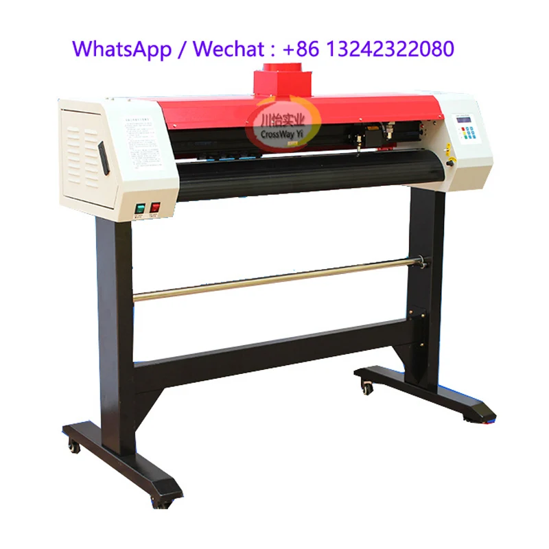 Wide Model Computer Laser Cutting Machine For Waste Discharge Polyester Film Kraft Paper Drawing