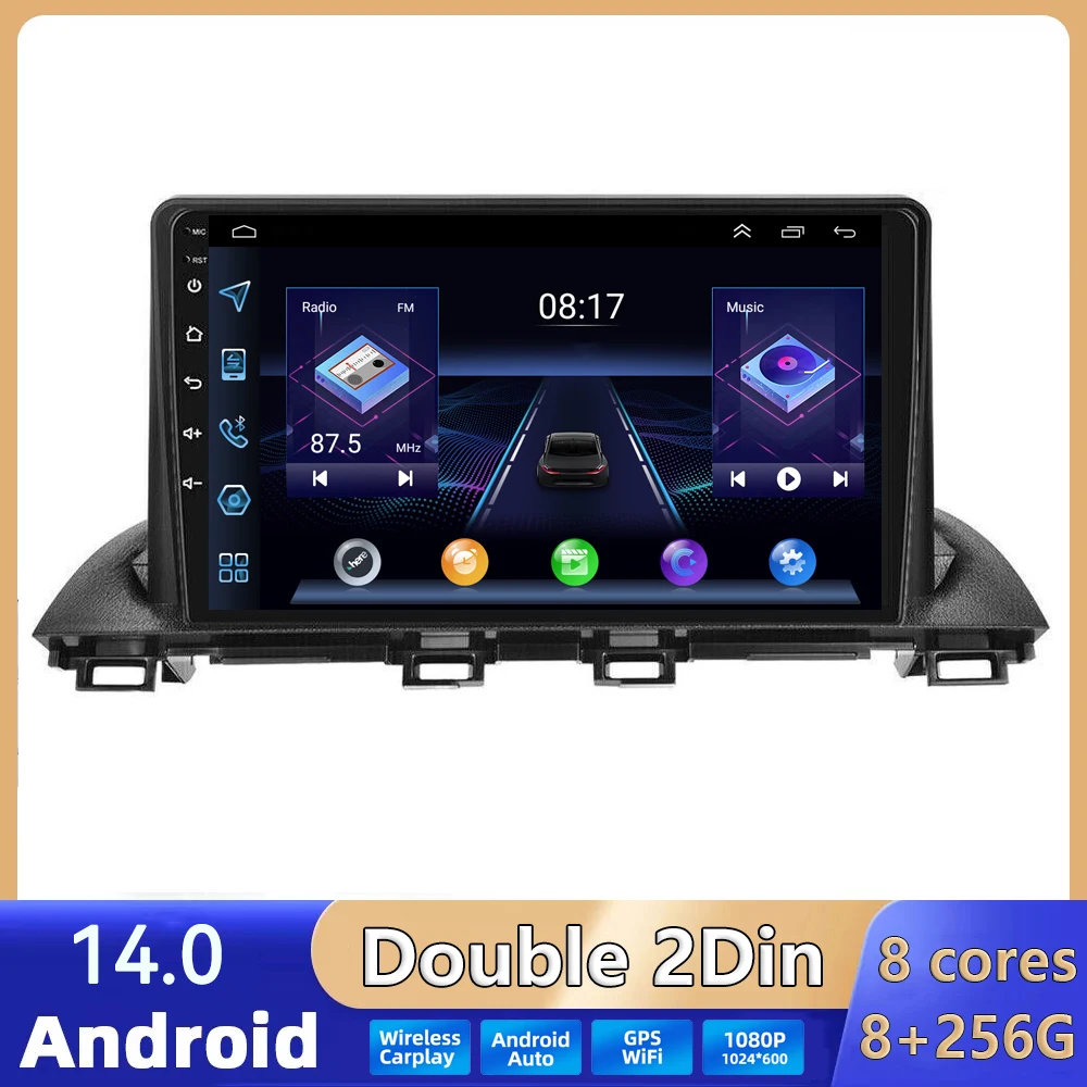 

Android 14 for Mazda 3 3 Axela BM 2013 -2016 2017 2018 Auto Wireless Carplay Support DSP Touch Screen Navigation GPS DSP