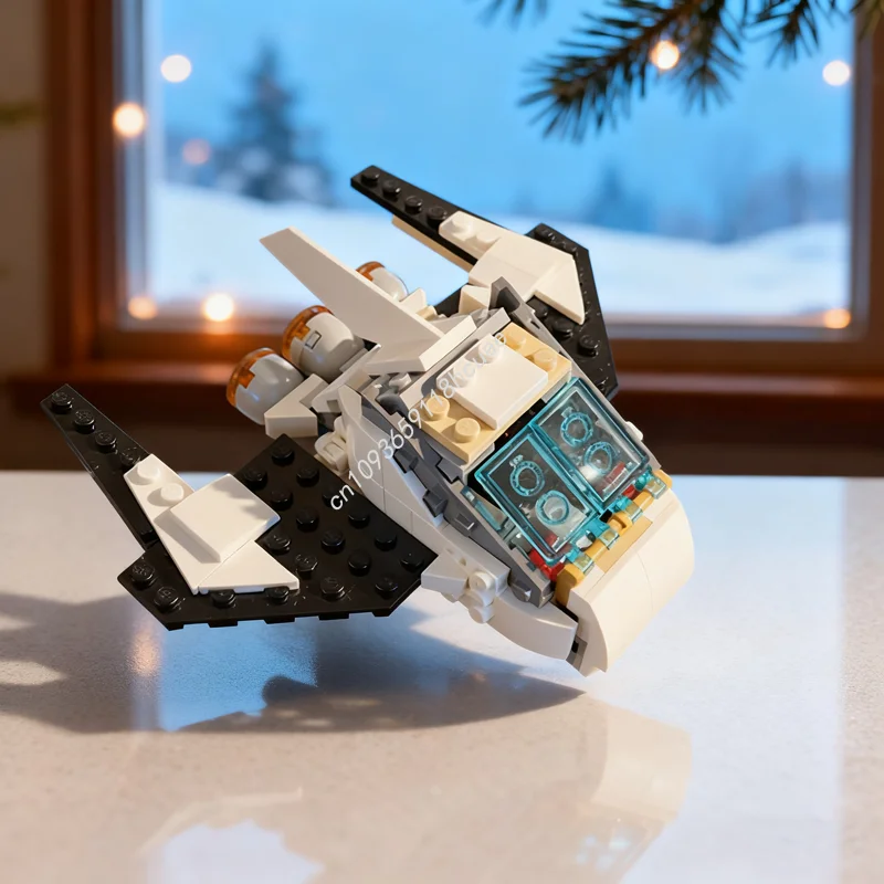 

134 шт. MOC Starflier Shuttle Creator 3 1ed Модель Строительные блоки Рождественские подарки Строительство Сборка Образовательная кирпичная игрушка Дети