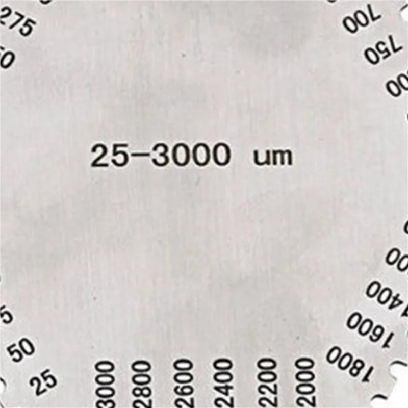 

【Hot Cake】6X High Precision Stainless Steel Hexagon Wet Film Comb Instrument Stainless Steel Wet Diaphragm Thickness Gauge