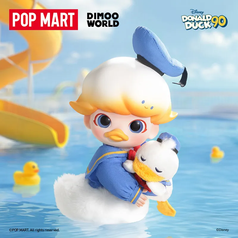 

Оригинальная фигурка POP MART DIMOO × Donald Duck 1/8, милая игрушка, подарок для детей