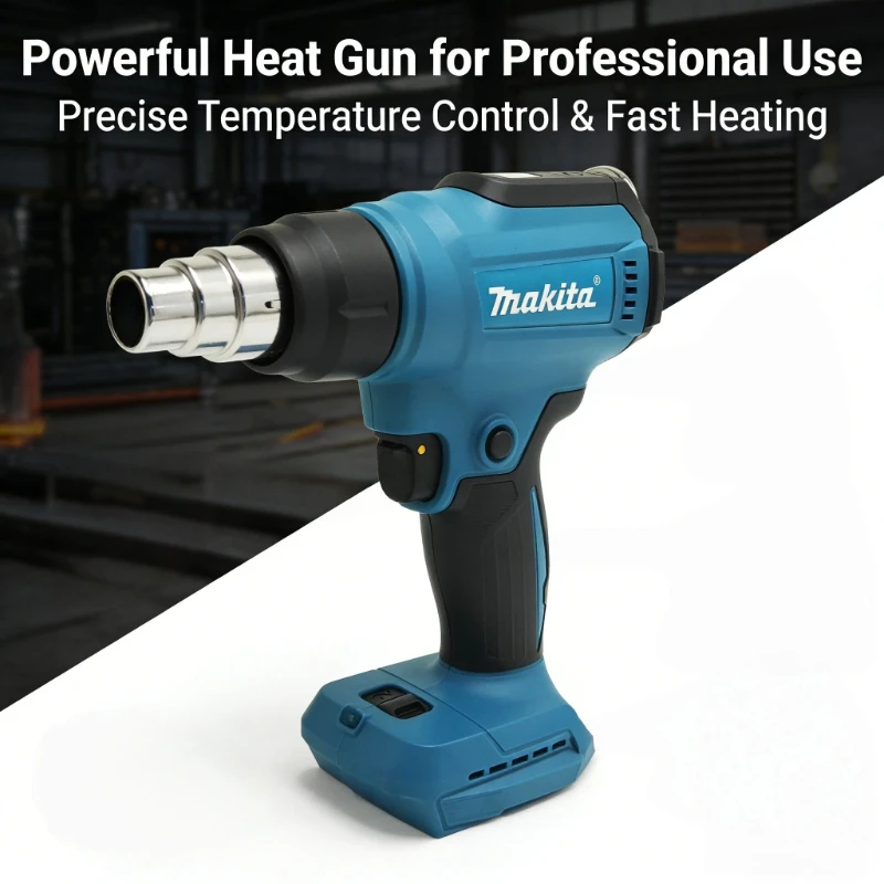 makita-550°c-temperature-control-heat-gun-18v-cordless-handheld-hot-air-gun-with-led-display-soldering-thermal-blower-bare-tool