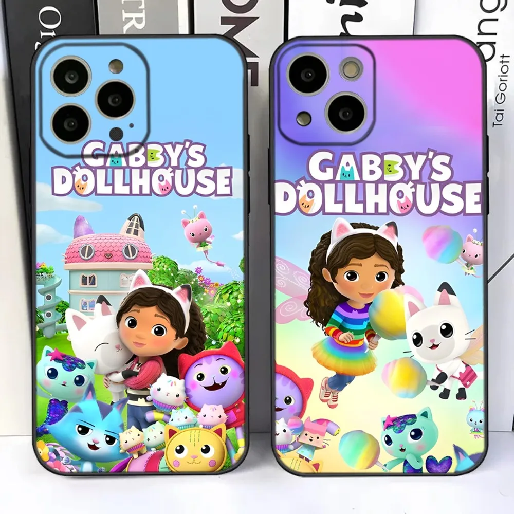 G-Gabbys Dollhouse Cute Phone Case For iPhone 15,14,13,12,11 Plus,Pro,Max,XR,XS,X,7,8 Plus,SE,Mini Silicone Soft