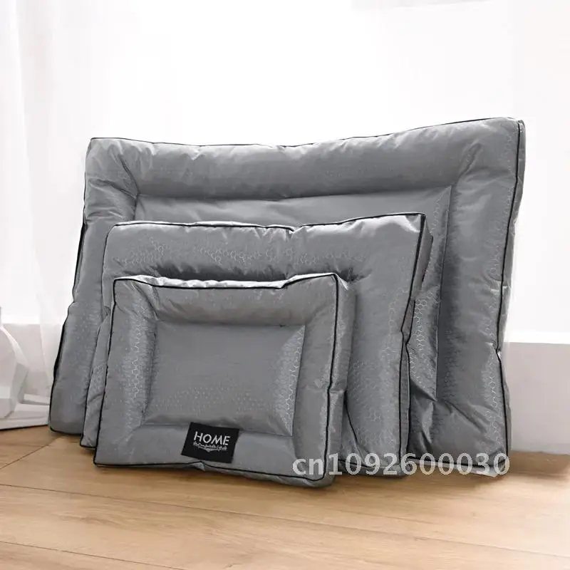 

Dog Oxford Pet Bed - Soft Chew Proof Waterproof Resistant Dog Bed Cotton Cat, Bite for Mat, Filling Dog