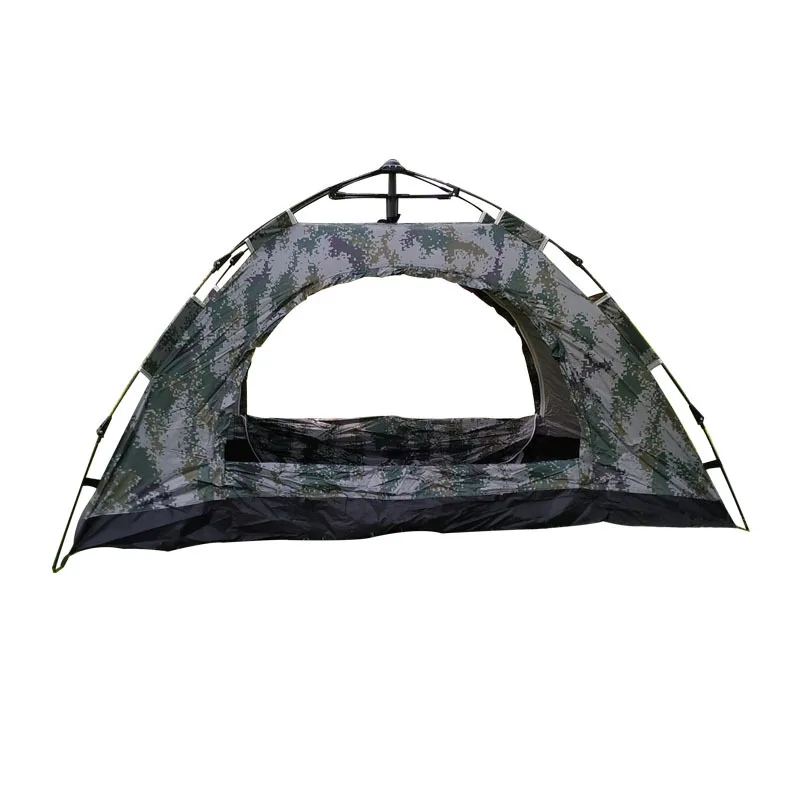 Outdoor Single Person Camouflage Camping Pop-up Winter Fully Automatic Quick Opening Tent Dual Rain and Mosquito Proof