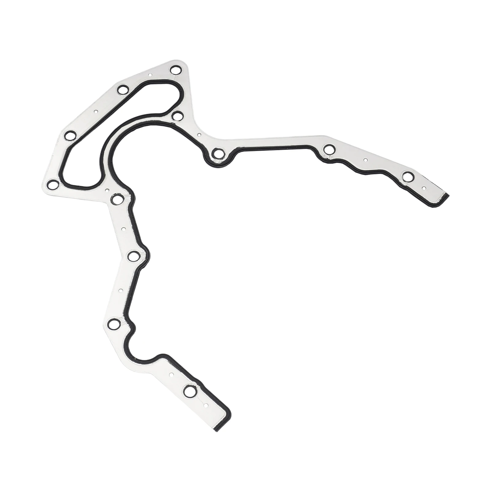 ฝาครอบเครื่องยนต์ด้านหลัง 12705663 สำหรับรถยนต์ Cadillac Chevrolet GMC ปี 2014-2023 - เครื่องยนต์ 5.3L/6.2L V8, ป้องกันการรั่วซึมของน้ำมัน ชิ้นส่วนซีลเครื่องยนต์สีเงิน