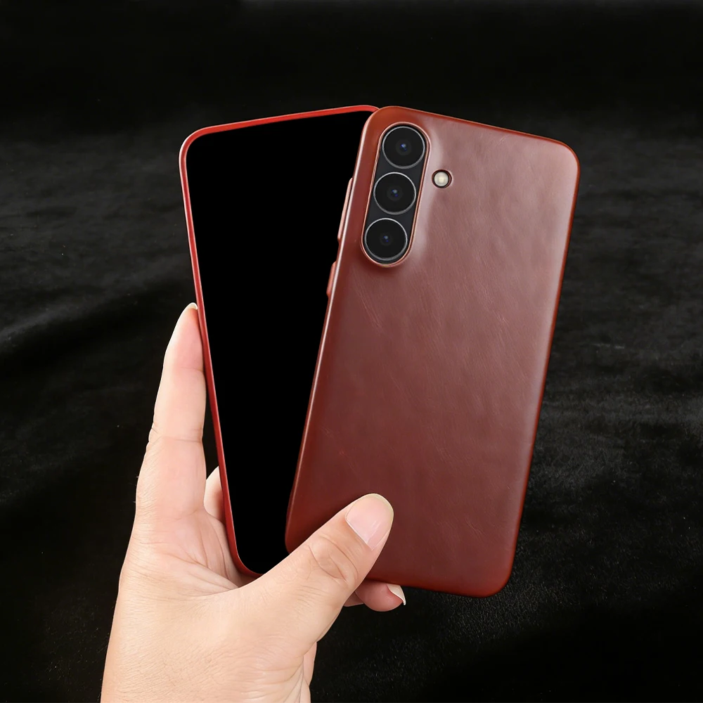 For Magsafe Genuine Leather Case For Samsung Galaxy A56 A36 A26 A16 A17 A55 A35 A07 4G A34 A54 A51 A71 A70 A50 Phone Cases Cover
