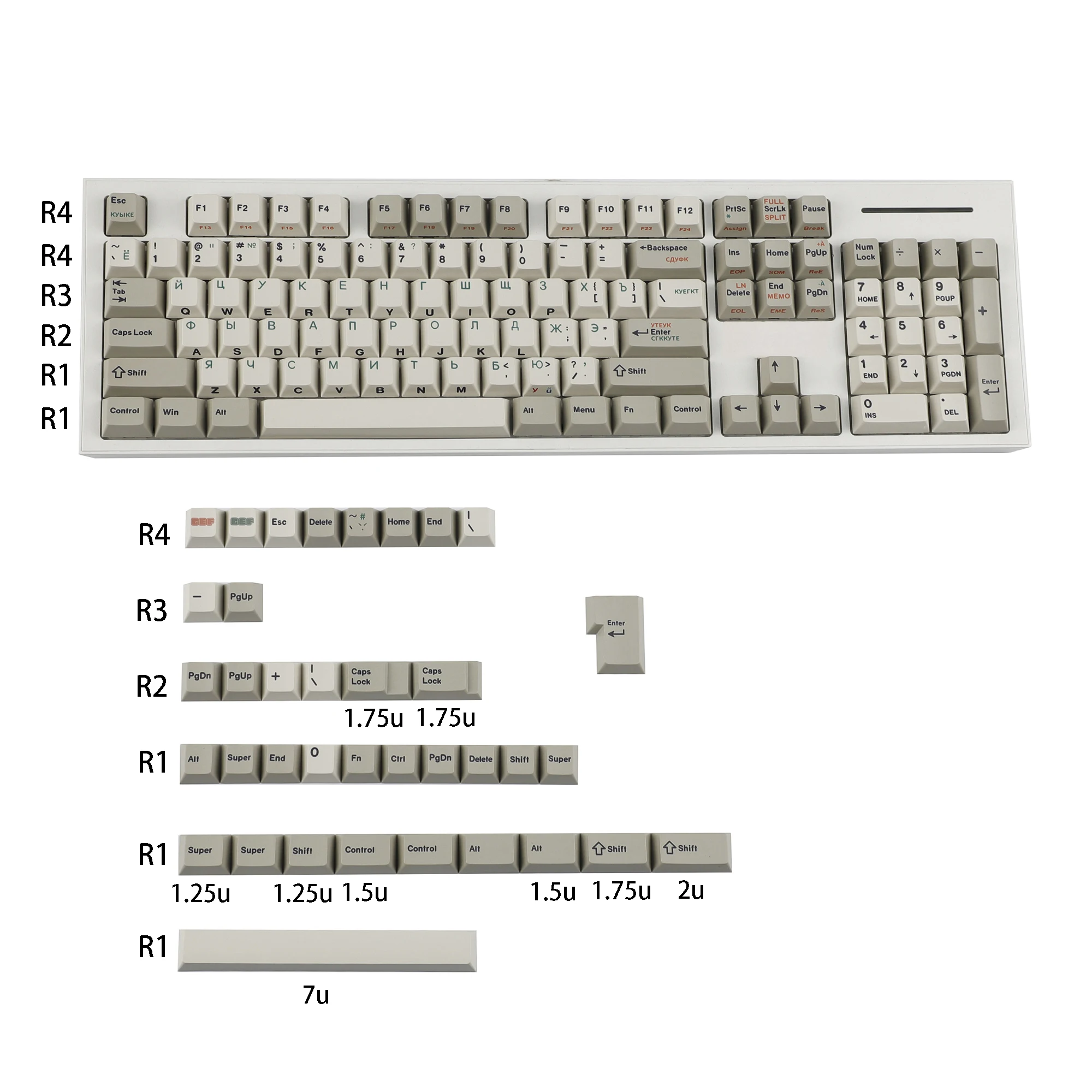 Ymin キープ YMDK キーキャップ 161 ゲルマントーク チェリープロファイル PBT