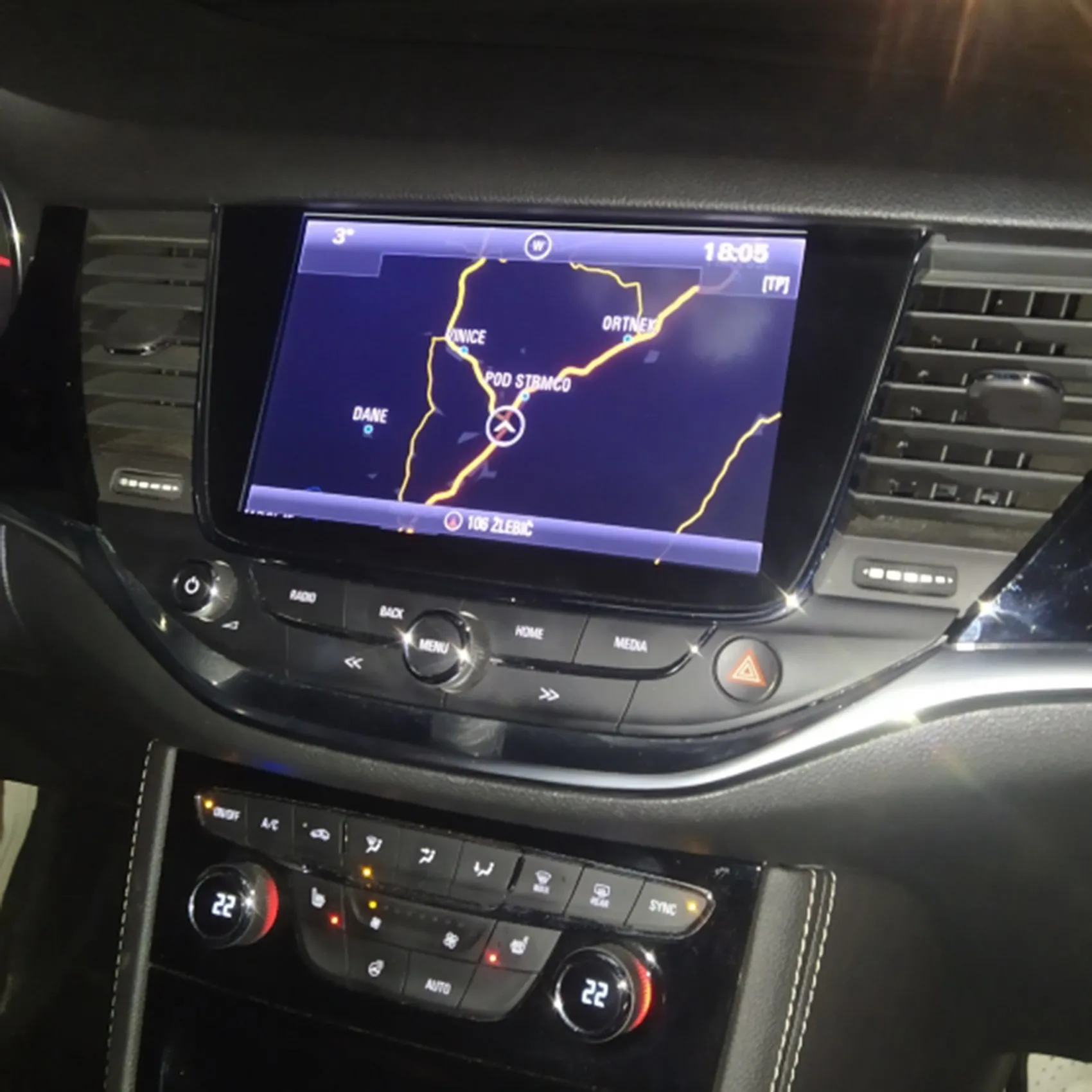 Imagem -05 - Tela Lcd para Opel Astra k Dvd do Carro Navegação Gps Lq080y5dz10 Lq080y5dz06 8