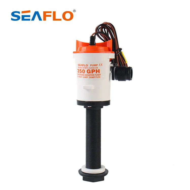 Seaflo 12 فولت تيار مستمر 350Gph خزان الأسماك مضخة غاطسة قارب الصيد مهوية مضخة نزح