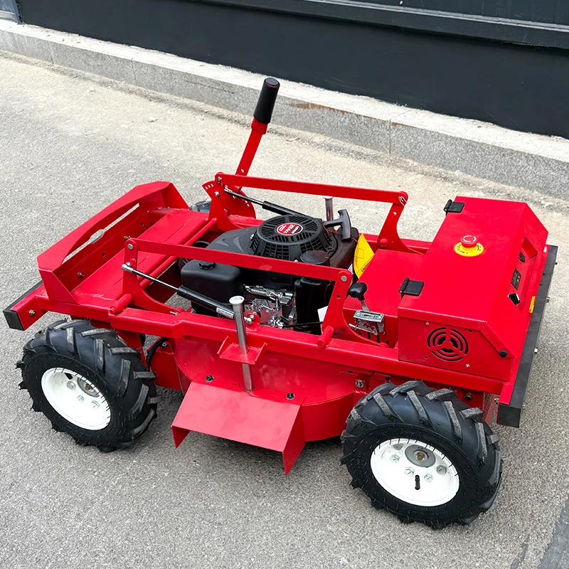Customized small, new type of intelligent remote control lawn mower for home use, professionally designed