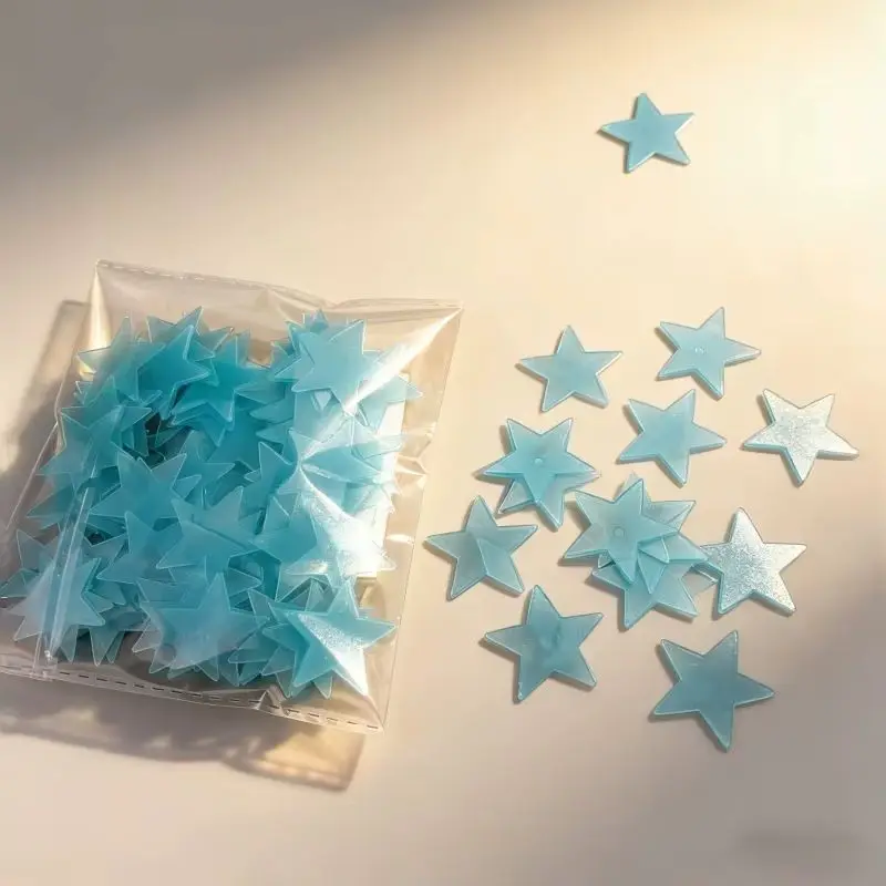 

Blue Star Stickers 100-Pack for Creative Marking​ – Vibrant Color Palette, Smooth Writing Surface, Great for Charts, Calendars.