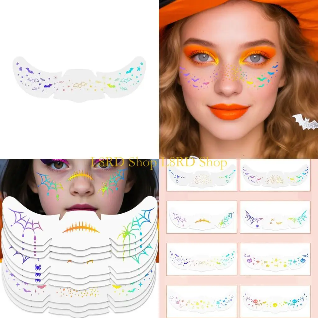 

L8RD Realistic Freckle Tattooss Face Stickers Temporary Waterproof Fake Spots Easy Apply