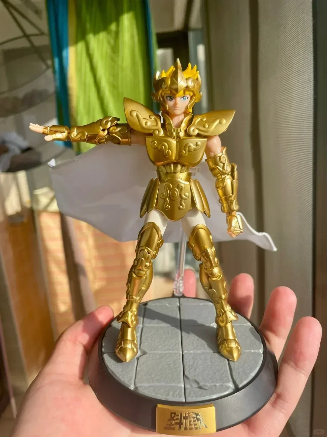 ในสต็อก Saint Seiya ผ้าตํานานภาพเคลื่อนไหวอุปกรณ์ต่อพ่วงของเล่น Champion Class Movable Gold ผ้ารุ่นคอลเลกชัน Galaxy Vol.5