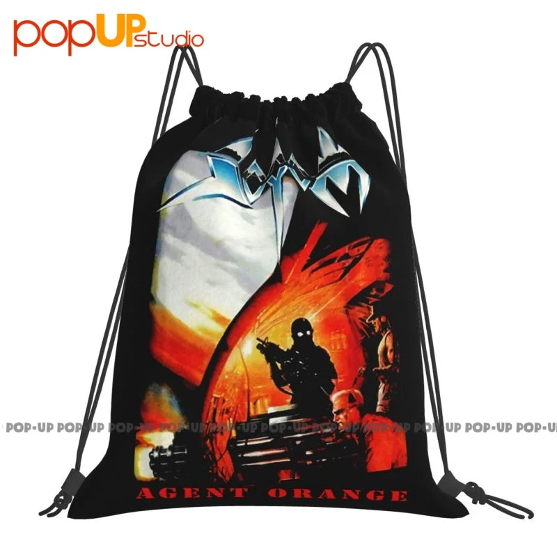 Sodom Agent Orange Drawstring Bags Gym Bag School Multi-function