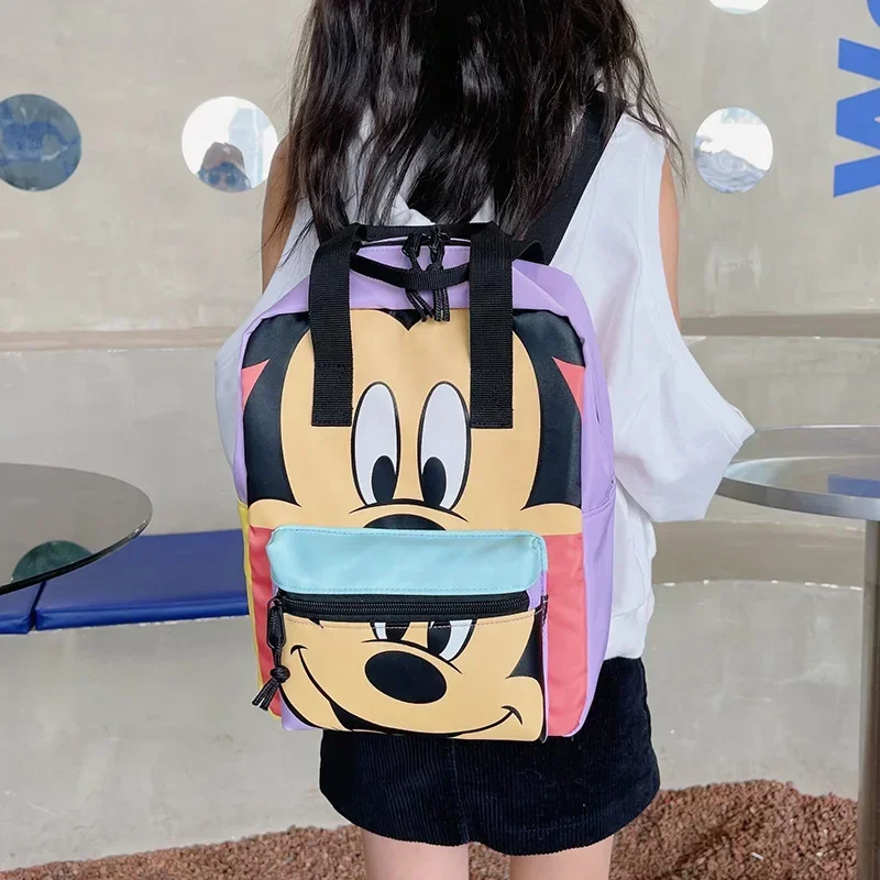 New Disney Mickey Kids Backpack Luxury Brand Boys Girls School Bags High Quality Large Capacity Kindergarten Backpacks