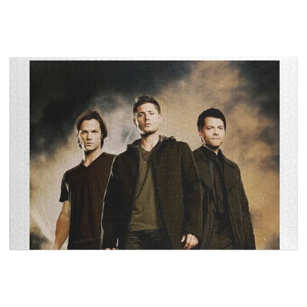 

Sam, Dean, and Cas Jigsaw Puzzle Customized Kids Gift Personalized Photo Gift Puzzle