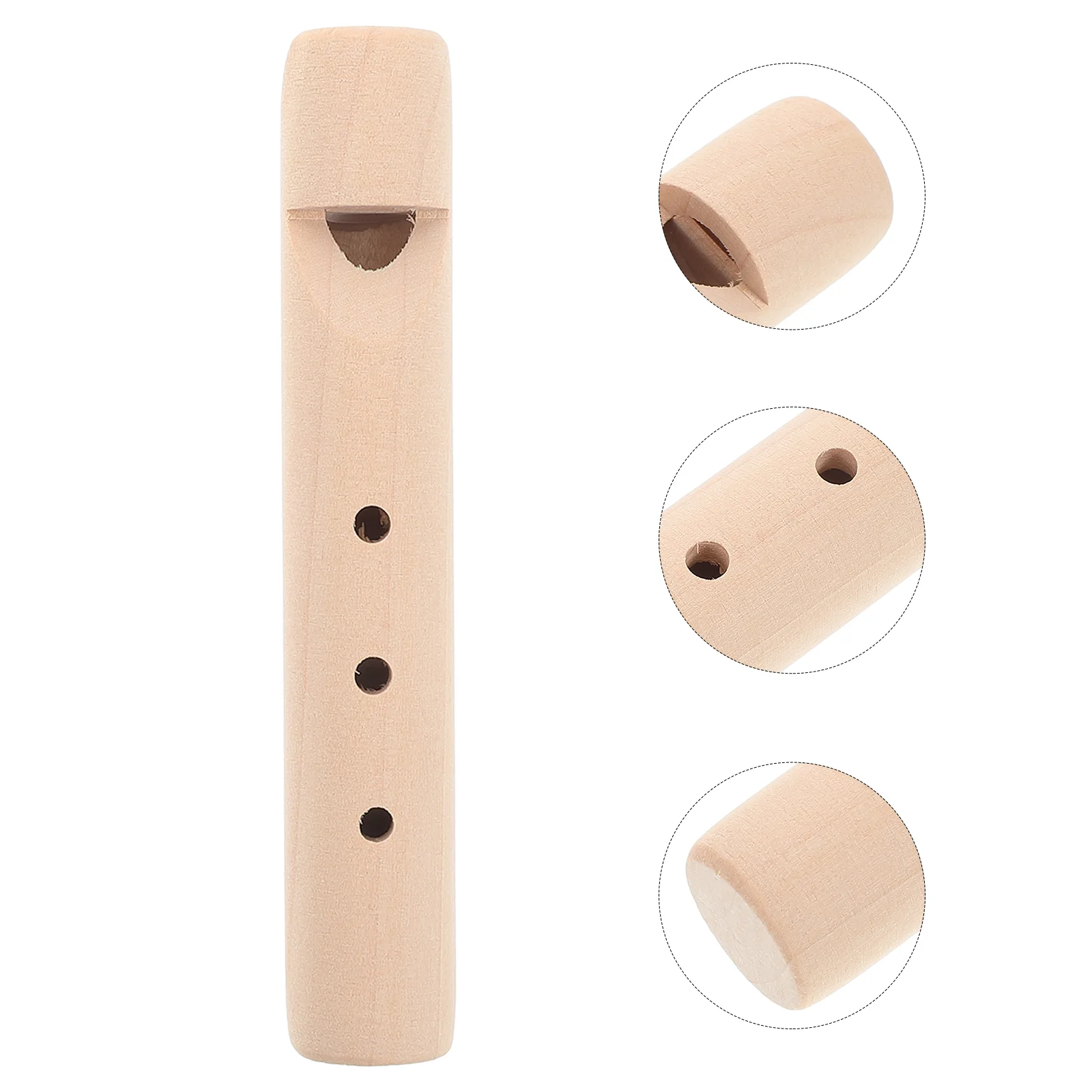 Flute Children's Whistle Instrument Kids Toy for Train 1200X200X200CM Wood Music Instruments Wooden Khaki Toddler