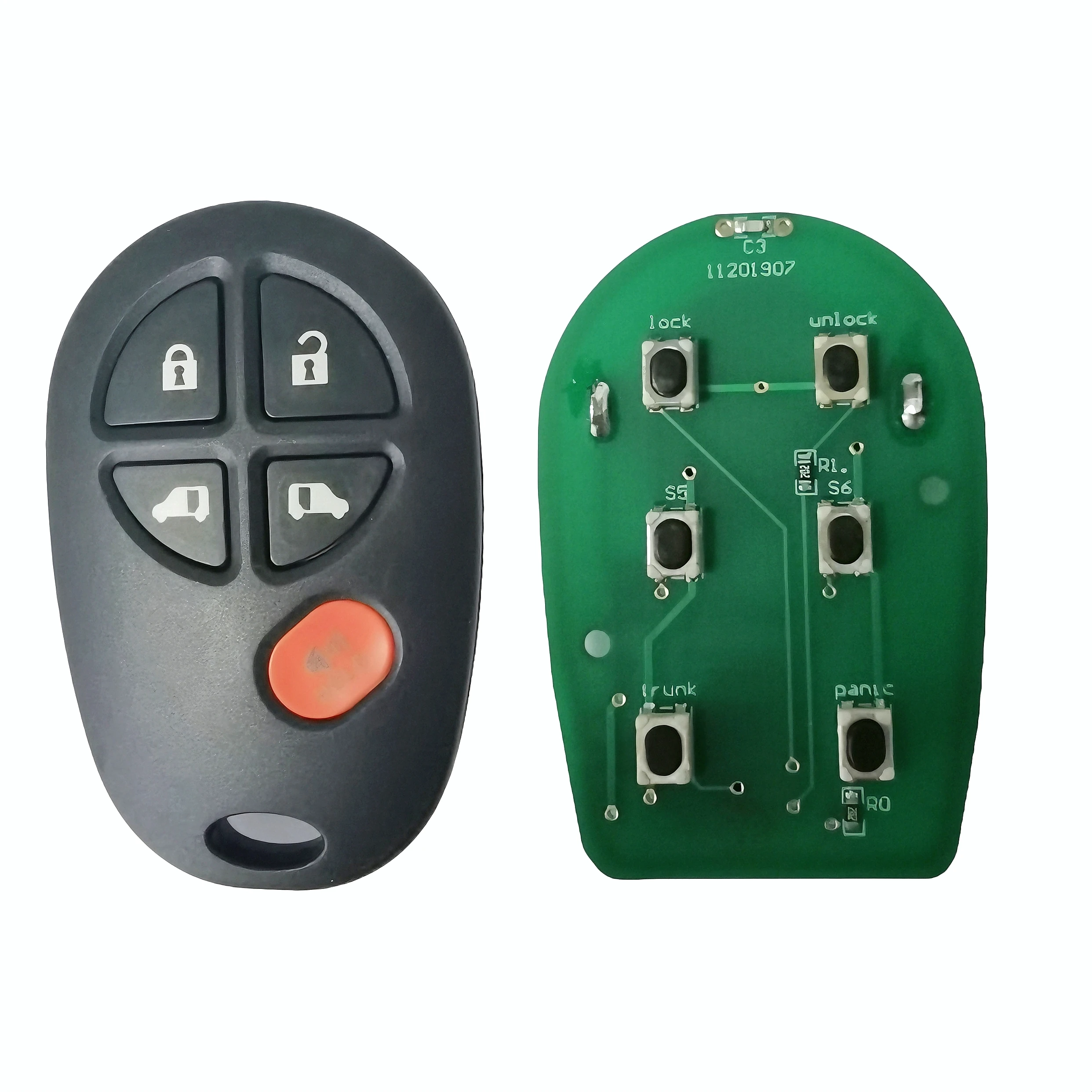 JINGXIN Car Remote Key For Toyota Sienna Highlander Sequoia Tacoma Tundra GQ43VT20T 315MHz Replacement Keyless Entry Parts car