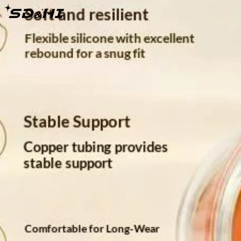For Wf-1000xm6/5/4/3 Liquid Silicone Ear Tips Built-in Copper Acoustic Nozzle Core Noise Isolation Replacement For HiFi Gift