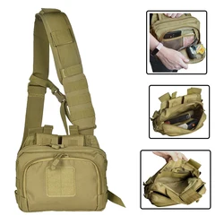 Tactical 2 Banger Bag Messenger Range Bags Men Outdoor Range Bags Camping Travel Hiking Hunting Crossbody Pouch