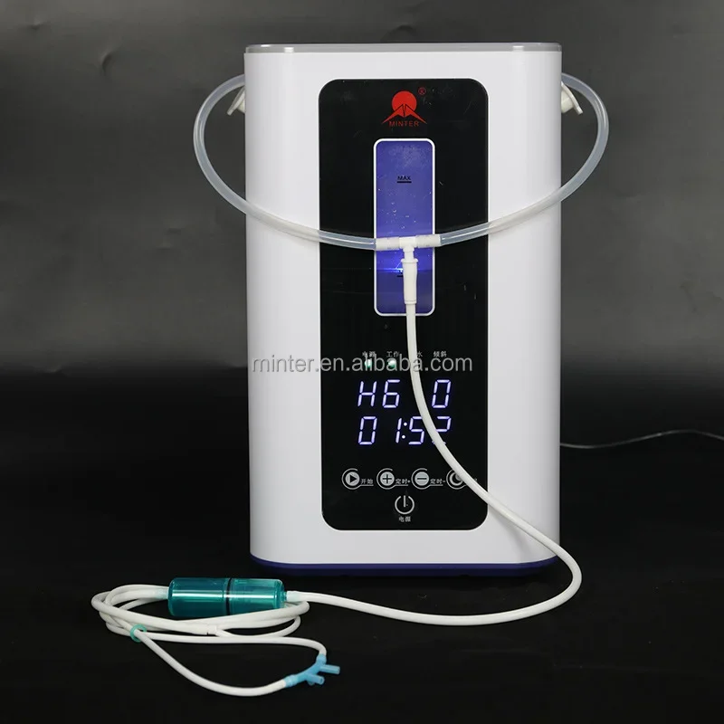 Low Noise Hydrogen Maker Generator 99.99% High concentration Molecular OxyHydrogen Inhalation Machine For Home