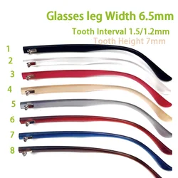 1 Pair Longer Glasses Legs Double Teeth Width 6.5mm Women Sunglasses Myopia Mirror Replacement Fracture Maintenance Accessories