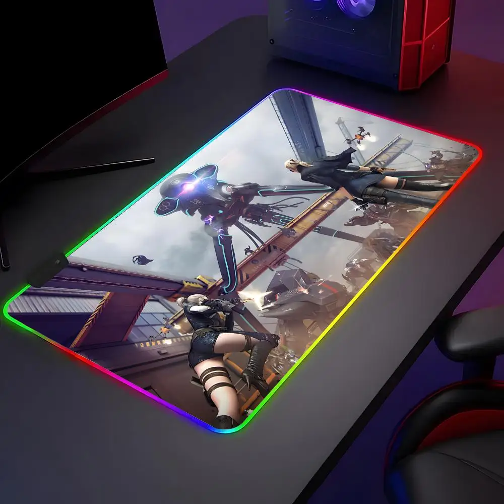 

1 шт. аниме-коврик для мыши C-crossFire, большой игровой коврик с защитой от скольжения, утолщенный, для компьютерной клавиатуры, стола, рабочего места