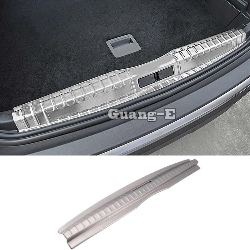 

For Peugeot 3008GT 3008 GT/4008 2016 2017 2018 2019 2020 Car Stainless Steel Inner Rear Bumper Plate Trunk Frame Threshold Pedal