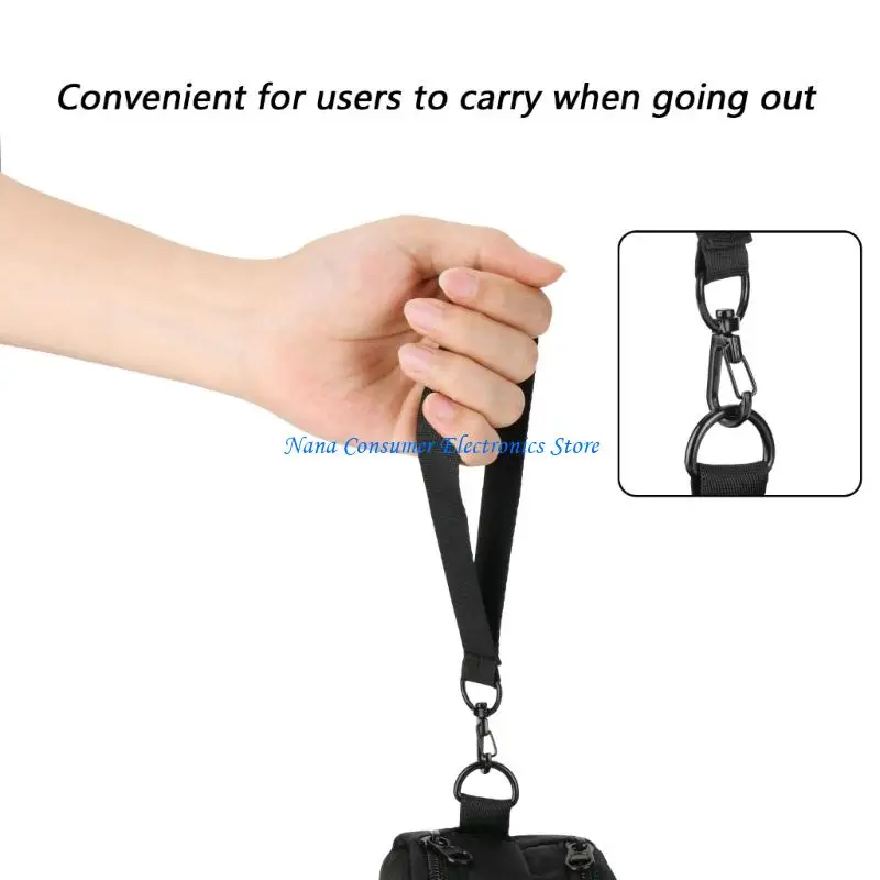 G7NE Portable Organiser Bag for MagGo Wireless Charging Base Featuring Double Compartments and Carry Rope Design