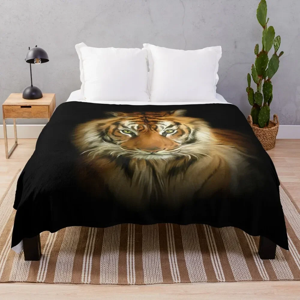 

Wild Tiger Throw Blanket sofa bed Decorative Sofas Blankets