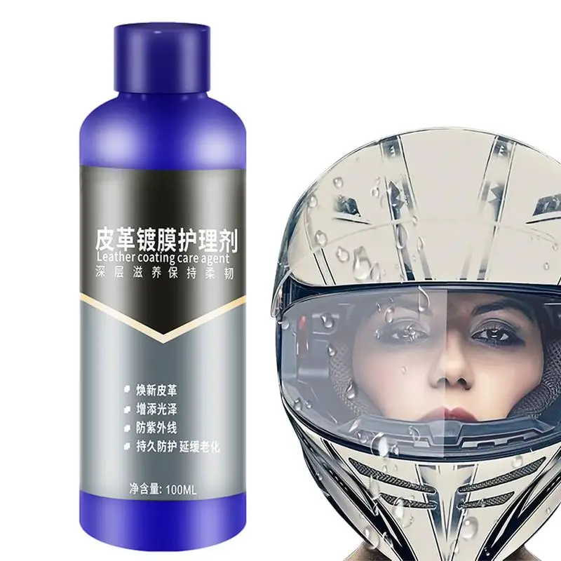 

Motorcycle Cleaning Spray 100ml No-Rinse Motorcycle Visor Restoration Agent Motorcycle Detailing Supplies For Motorcycle