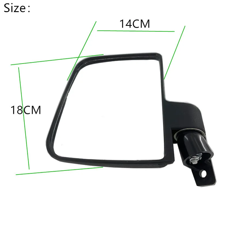 Rearview Convex Mirrors Universal Golf Cart Side Mount Mirror Replacement For Club Car Golf Cart Accessories