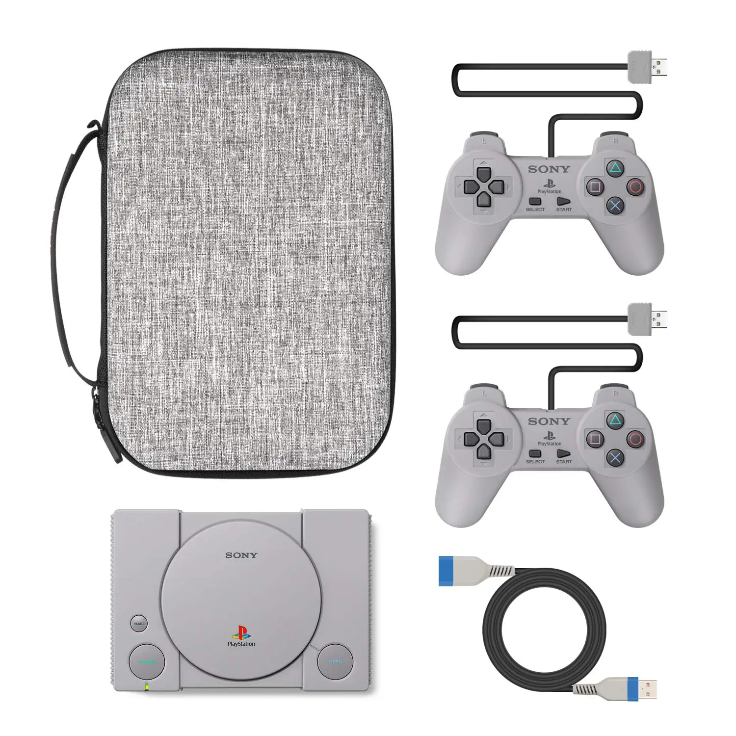 Przenośna torba do przechowywania Sony PS Mini Console Edition-2018 Futerał do przenoszenia PlayStation Classic Odporny na wstrząsy futerał na