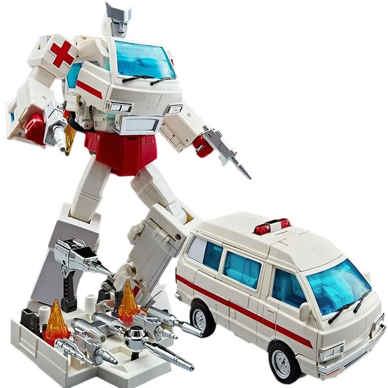 

Weijiang MPP30 Ratchet First Aid Transformation Action Figure Masterpiece Movie Model G1 KO MP30 MP-30 Deformation Car Robot Toy