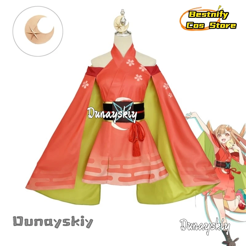 

Космическая принцесса Кагуя! Костюм для косплея Кагуя-химэ (Кагуя) aBcBC@Anime Game Character, наряд для сценических выступлений для женщин