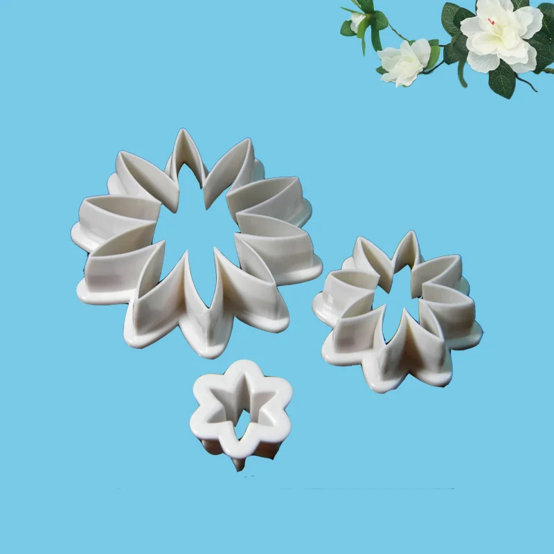 3 шт., резка с принтом ромашки, имитация сахара, настоящий торт, печенье, сделай сам, форма для цветочного украшения