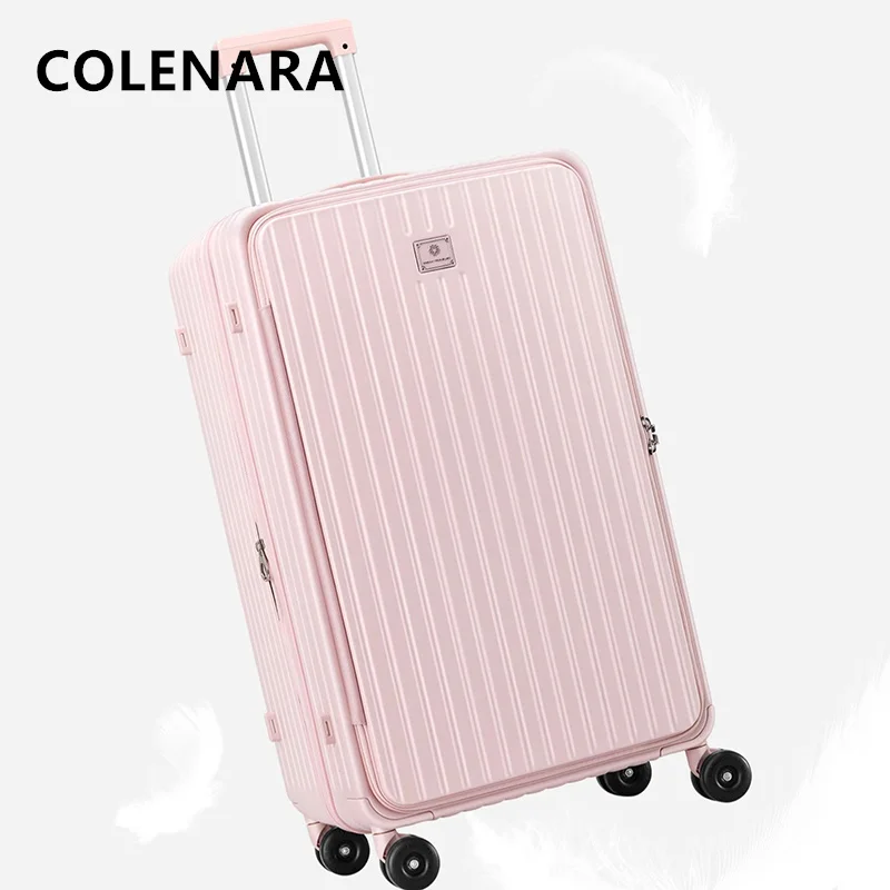 COLENARA Rolling Suitcase Student Boarding Box Large Capacity Trolley Case 20