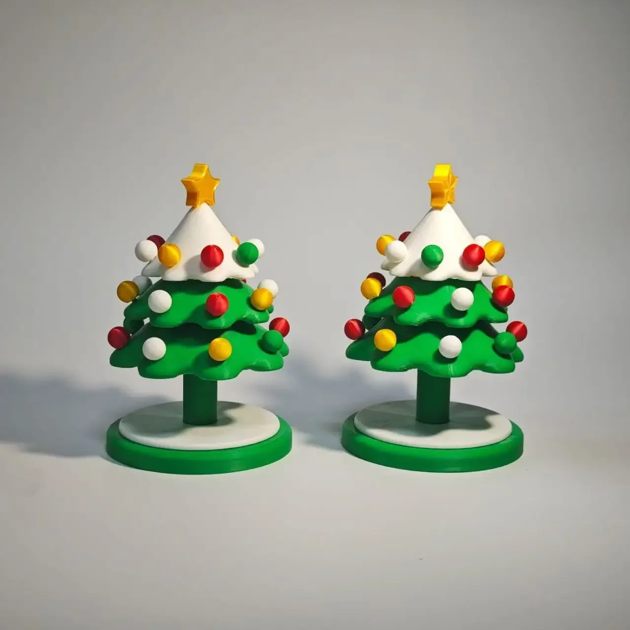Rotating Christmas Tree Dancing Tabletop Car Ornaments 3D Printing Toys Christmas Gifts Decompression DIY Casual