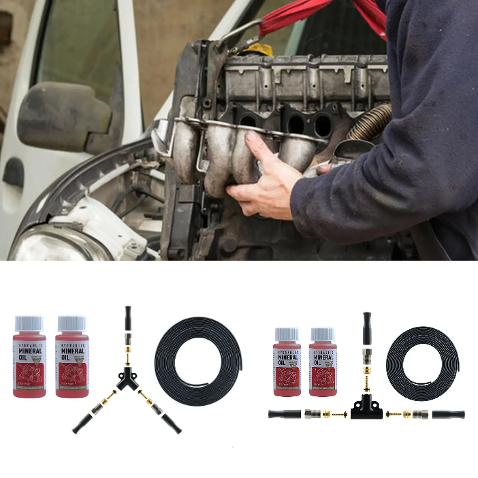 

Hydraulic Brake Oil Pipe Connector Ones Tow Two Hydraulic Brake Hose Kit