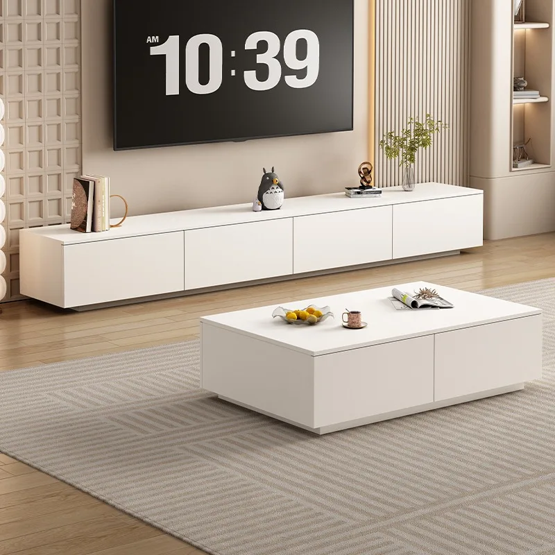 Modern Universal Tv Stand Cheap Drawers Hidden Wood Designer Tv Stand White Floor Minimalist Szafka Pod Telewizor Funiture