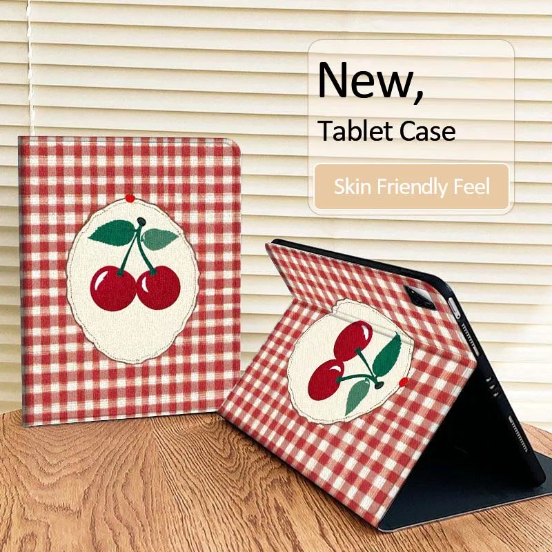 

Cartoon Cherry Bow Pattern For Xiaomi Redmi Mi Pad 2 4 5 6 6s 7 8 11 12.5 12.4 11.2 8.7 SE Pro Plus Max Cover Tablet Case